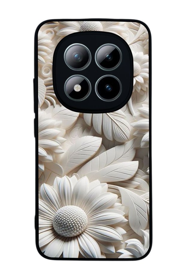 Redmi Note 15 Pro 4g Compatible Printed , Matte Black, Soft Silicone, Protective, Shock Absorbing Cover, Case