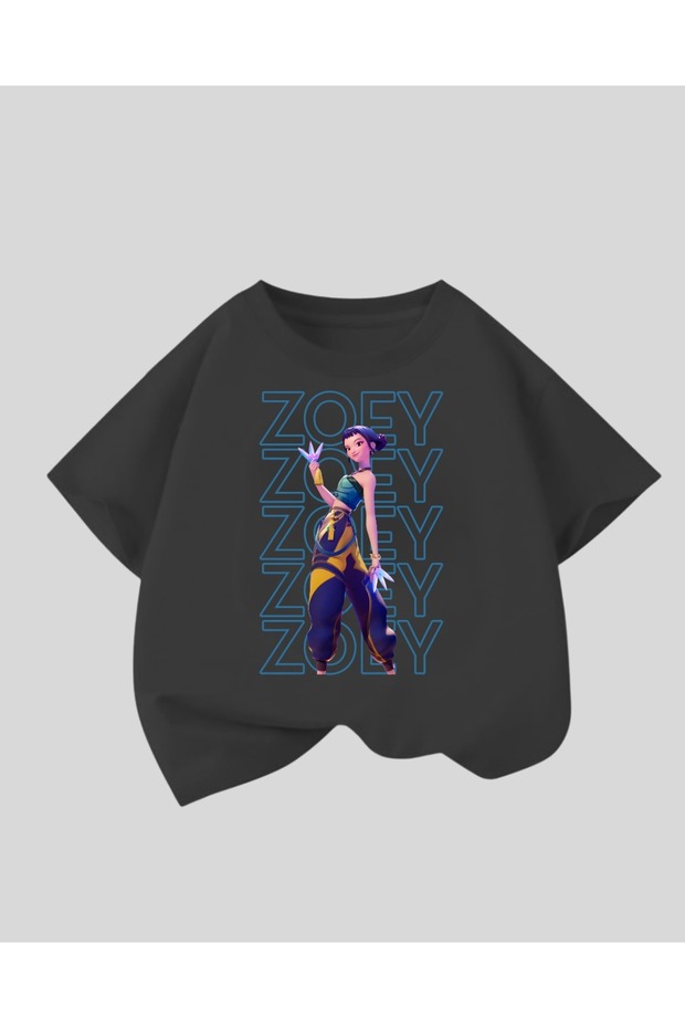 KPop Demon Hunters Kids Design Unisex Oversized T-Shirt
