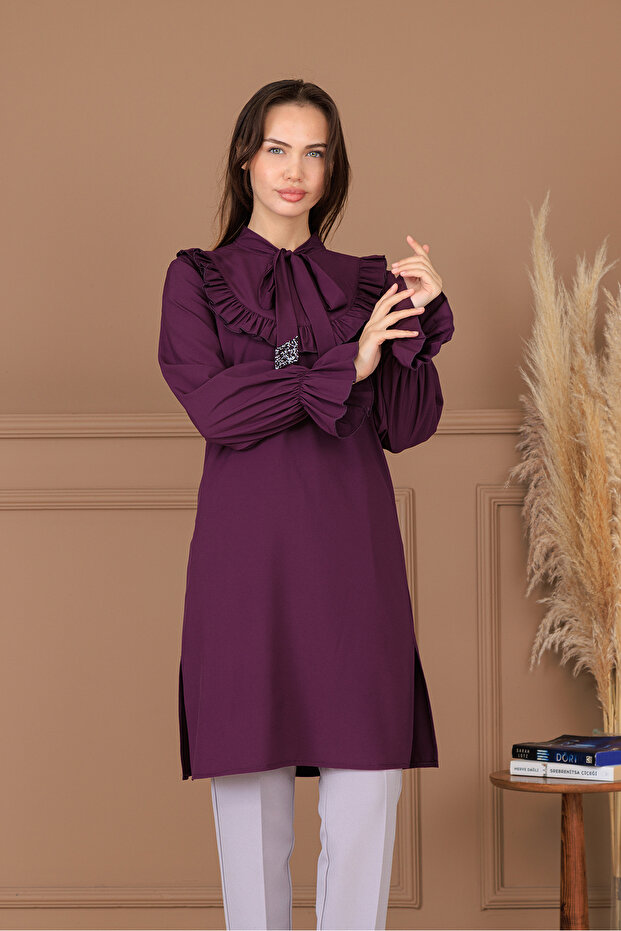 Asel Tesettür Şık Tunik - 5