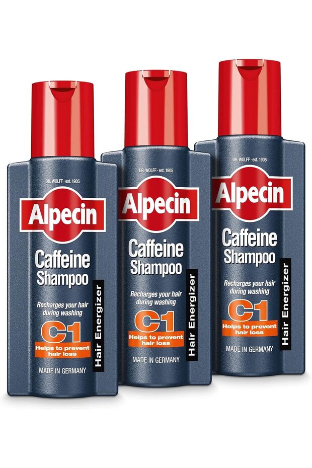 Alpecin, Caffeine Hair Shampoo 250 ml (Pack of 3)