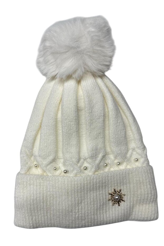 Suyutti Women's Pom-Pom Knitted Beanie