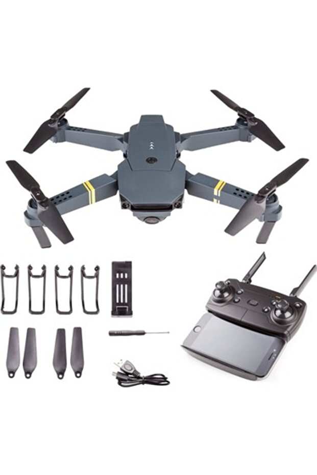 E58 Drone + 2 Batarya - 1