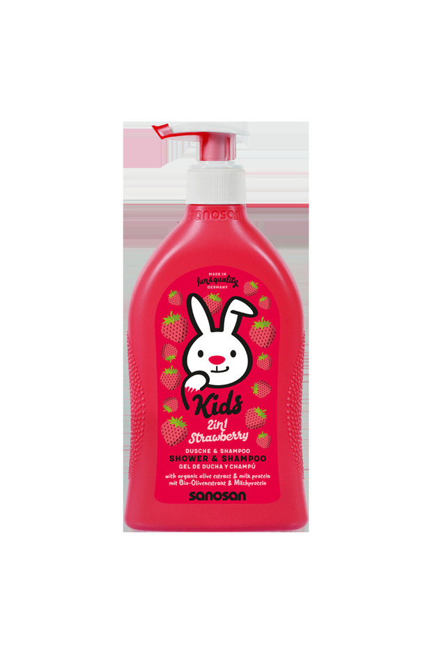 Kids Shower & Shampoo Strawberry 400ml