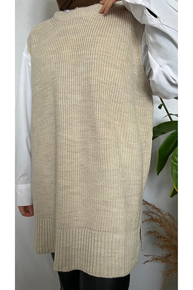 Bej Süveter - 4