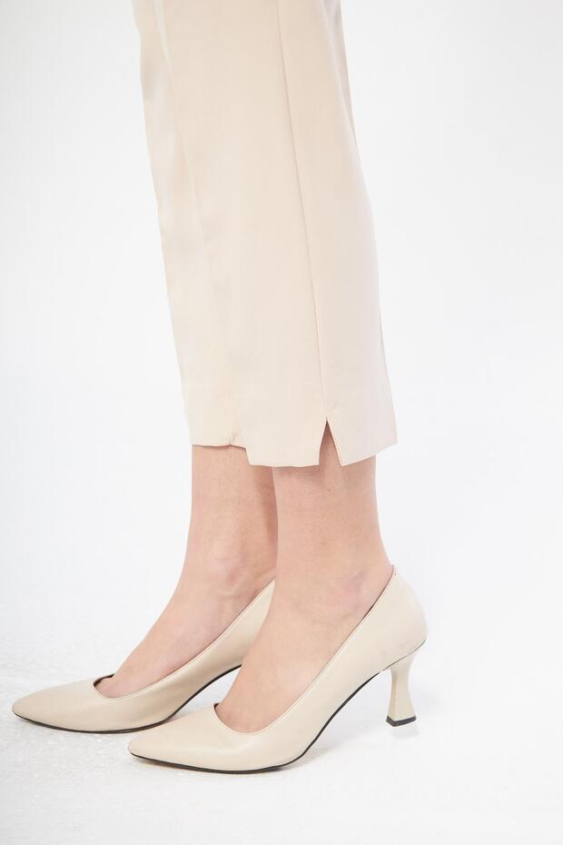 بنطلون ذكي بيج - - 1