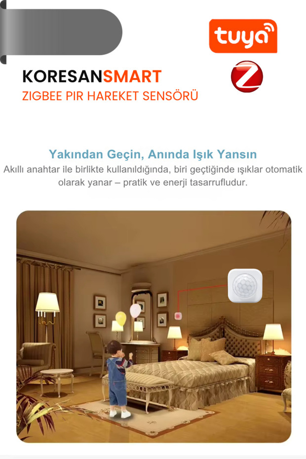 Tuya Zigbee Pır Hareket Sensörü - 2