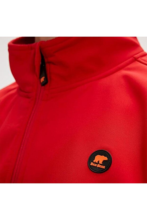 سترة كونش سوفتشيل للرجال باللون الأحمر - 4