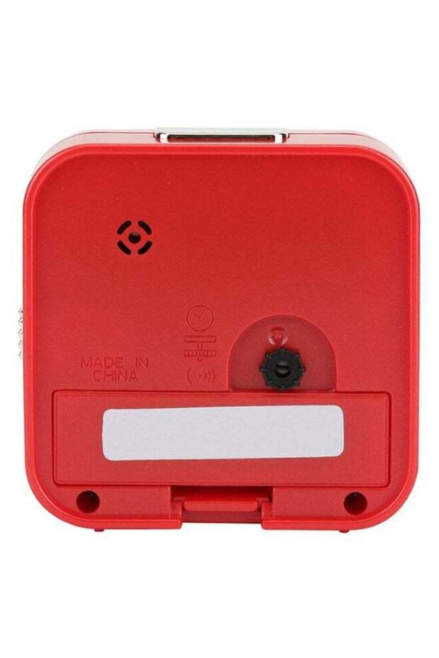 ساعة طاولة رقمية أحمر/أبيض/أخضر - 5