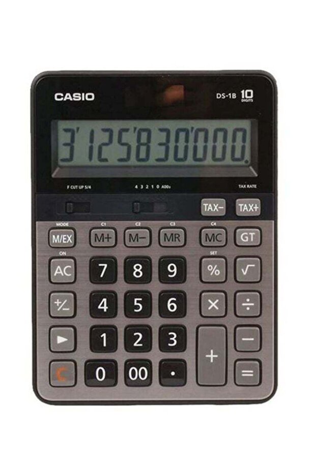 آلة حاسبة أساسية مكونة من 10 أرقام باللون الرمادي/الأسود - 2
