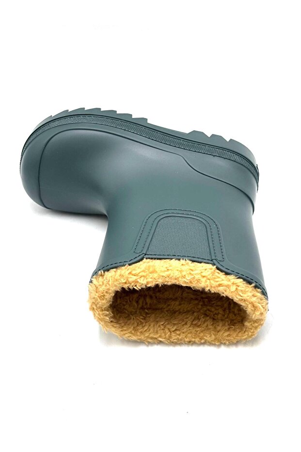 Tokıo W10290 Kürklü Çocuk Yağmur Botu PETROL - 4