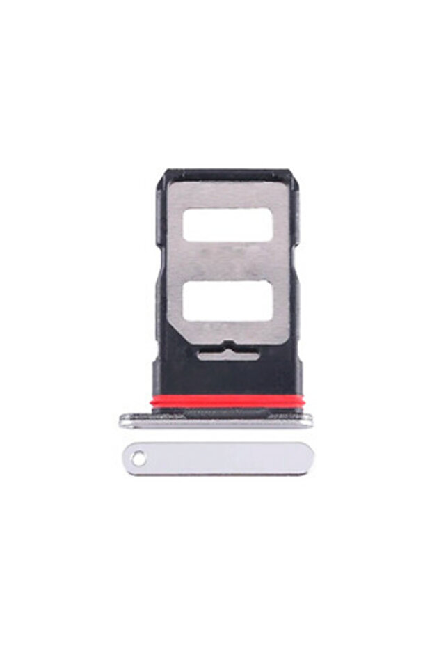 Tecno Camon 30 Pro Sim Card Tray Drawer Attachment Cl8 Compatible - Silver