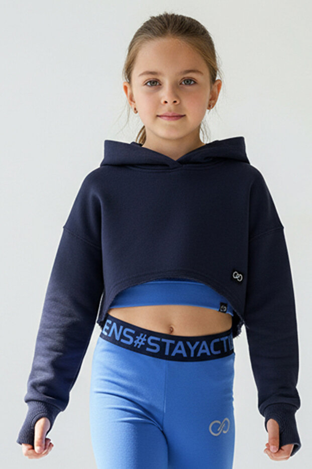 The Crop 3 Thread Hooded Sweatshirt