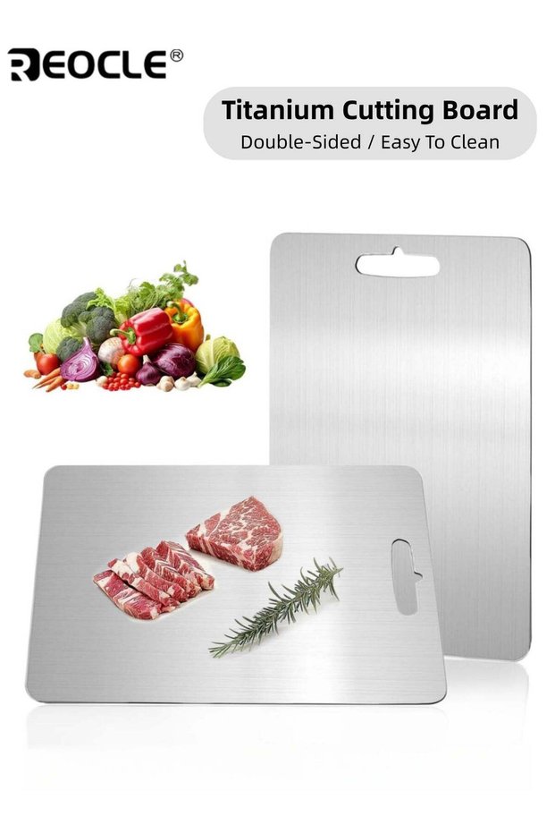 316 Stainless Steel Cutting Board with Scratch Resistant and Hygienic Design Metal Chopping Board with Easy Clean Surface for Meat Vegetable Preparation