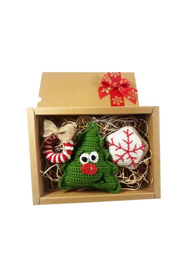 Crocheted Christmas Tree Decorations - Set 2 - 1