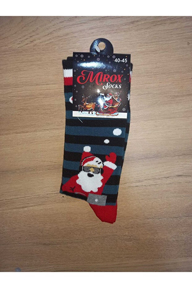 New Year's Socks Striped Mirox Socks