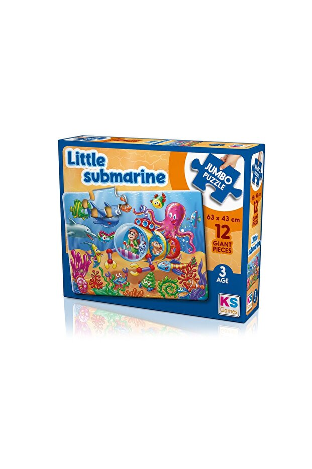 12 Piece Jumbo Puzzle - Little Submarine