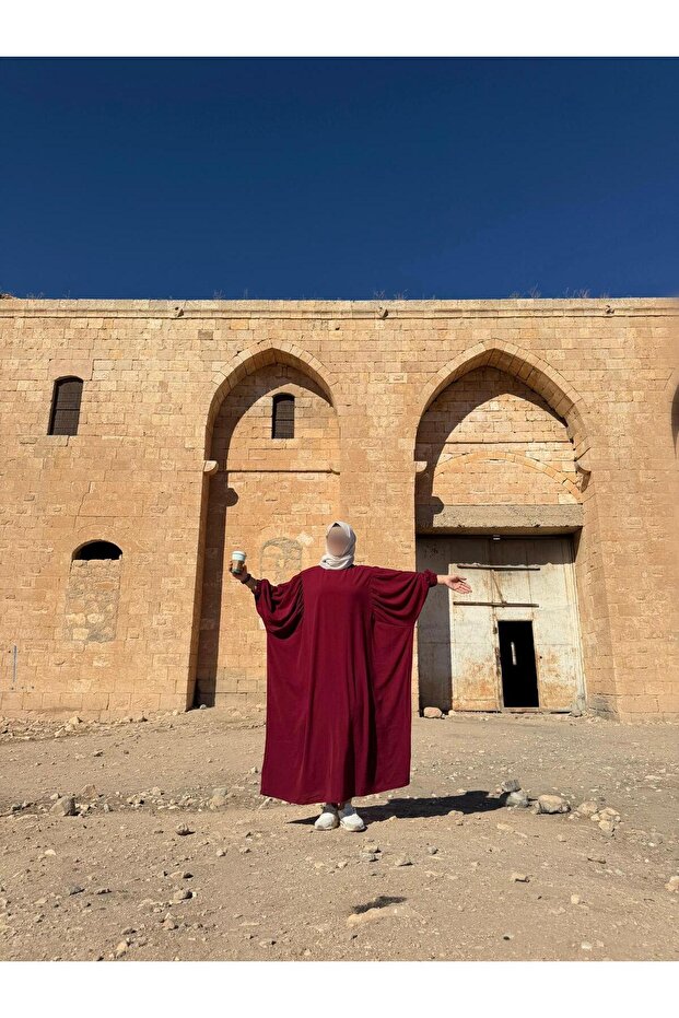 Yarasa kol salaş elbise - 2