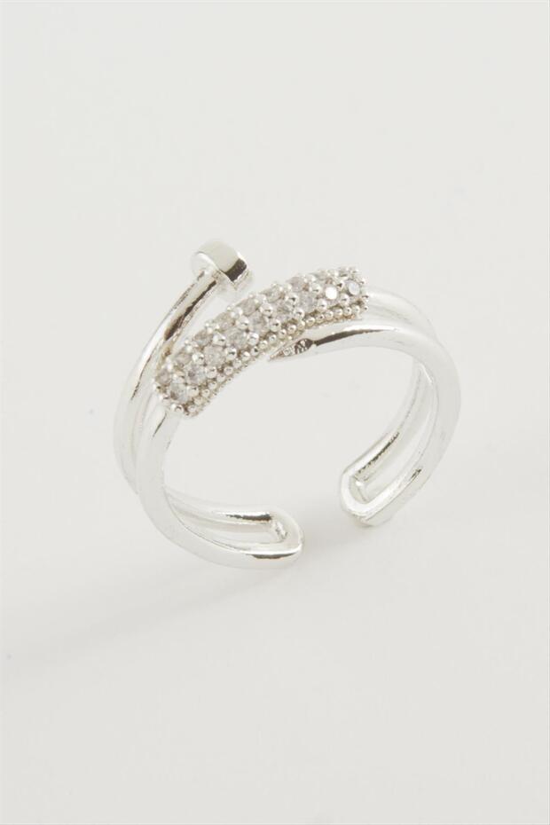 Nrzsnt Nail Zircon (230929) Stone Ring-Yellow