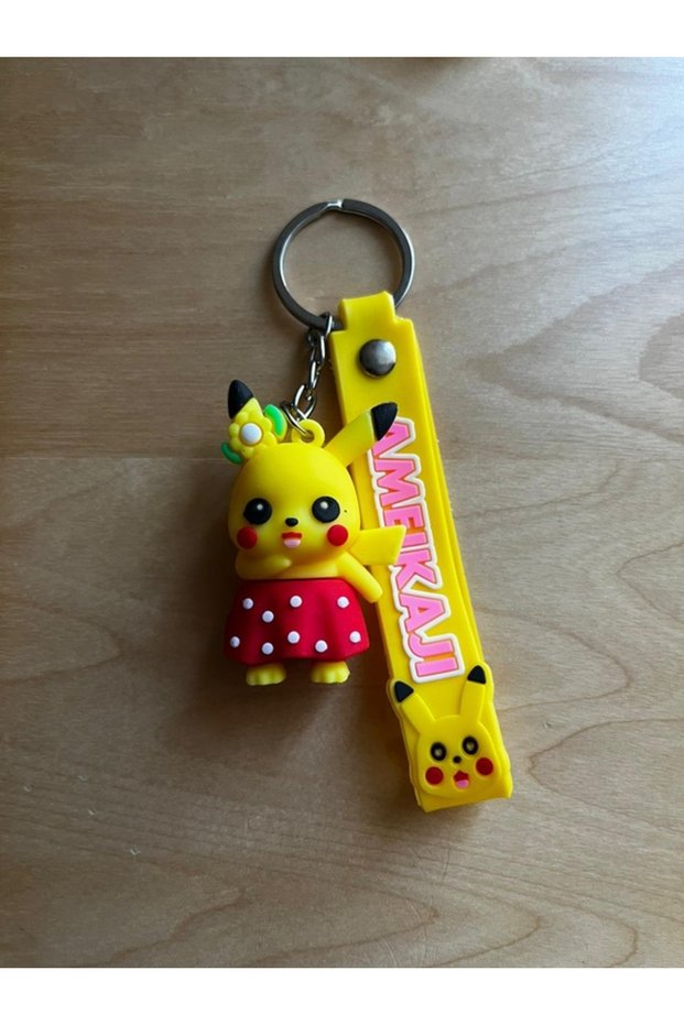Colorful Cute Small Size Pikachu 3D Keychain
