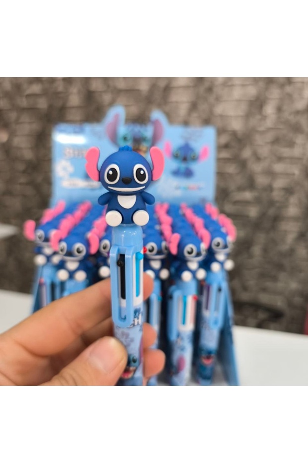 Stitch 6 Color Ballpoint Pen 1Pcs