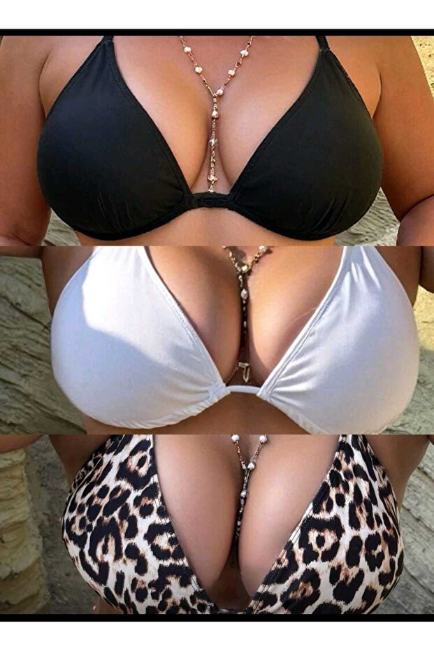 3 parça bikini üstü - 1