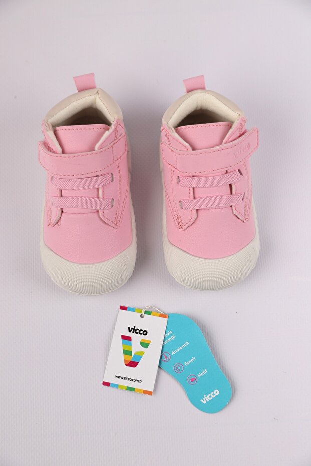 Paw 19-21 Numara Anatomik Kız Çocuk Pembe Bot – Hafif, Esnek ve Rahat - 6