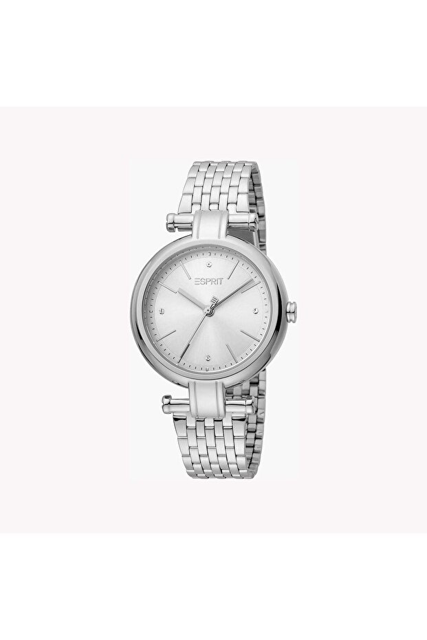 Women's Silver Stainless Steel Watch, Silver Dial | Es1l078m0015