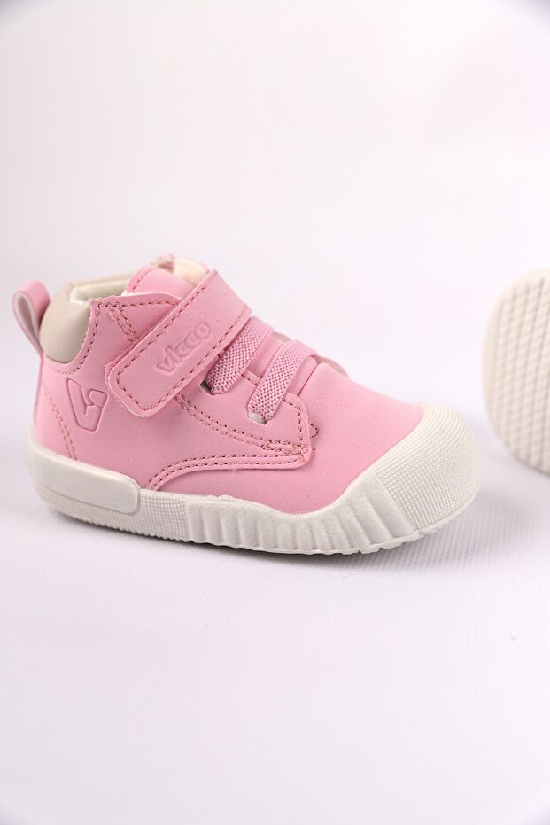 Paw 19-21 Numara Anatomik Kız Çocuk Pembe Bot – Hafif, Esnek ve Rahat - 8