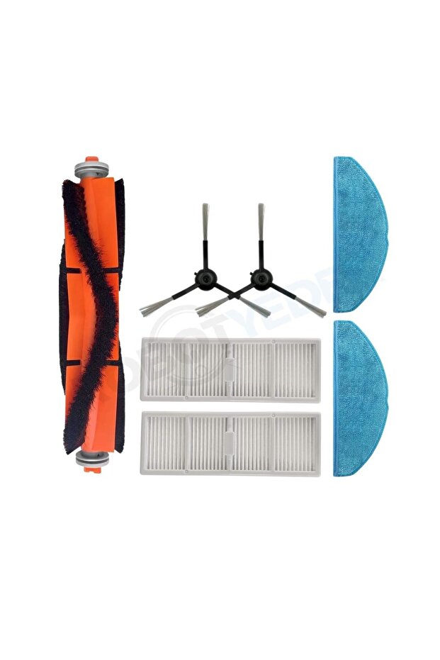 Replacement Brush Hepa Filter Mop Set Compatible with Philips 7000 Series-7 Pieces