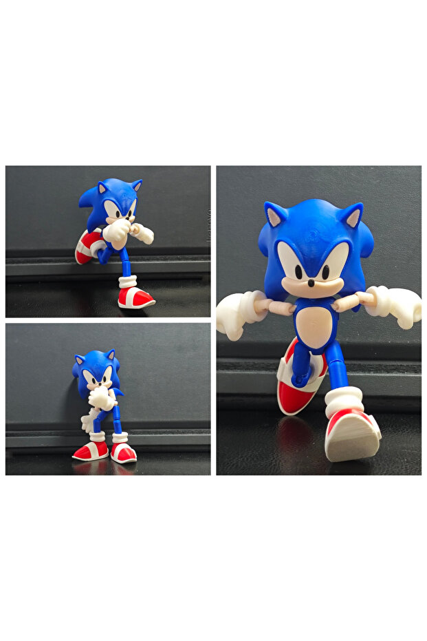 Sonic Fast Hero Figure – Movable Jointed Decorative Object - 1