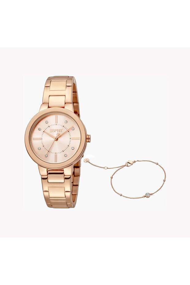 Women's Rose Gold Watch, Stainless Steel Band | Es1l197m0035