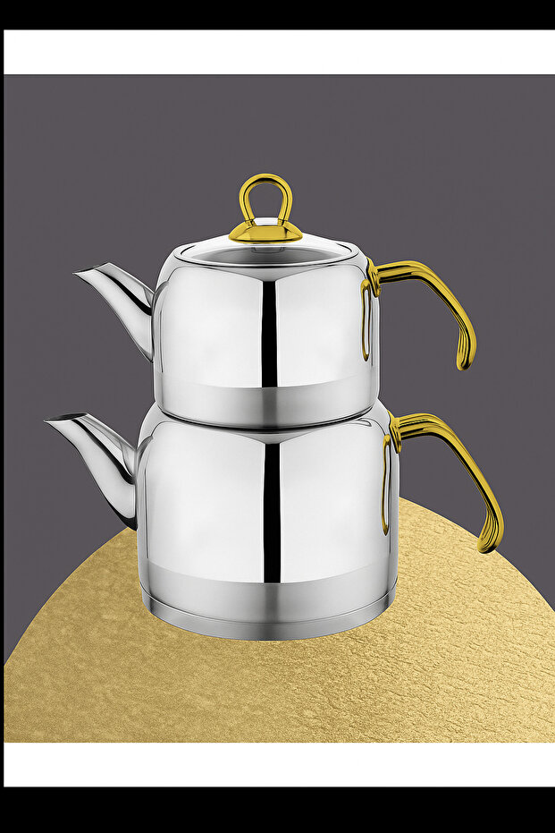 SARA MAXİ BOY ÇELİK ÇAYDANLIK SERİS - 1