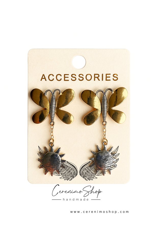 Zr Design Gold Bohemian Dream Earrings
