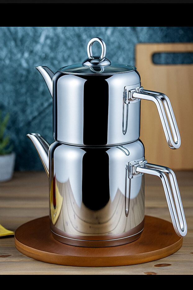 SARA AİLE BOY ÇELİK ÇAYDANLIK SERİSİ - 1