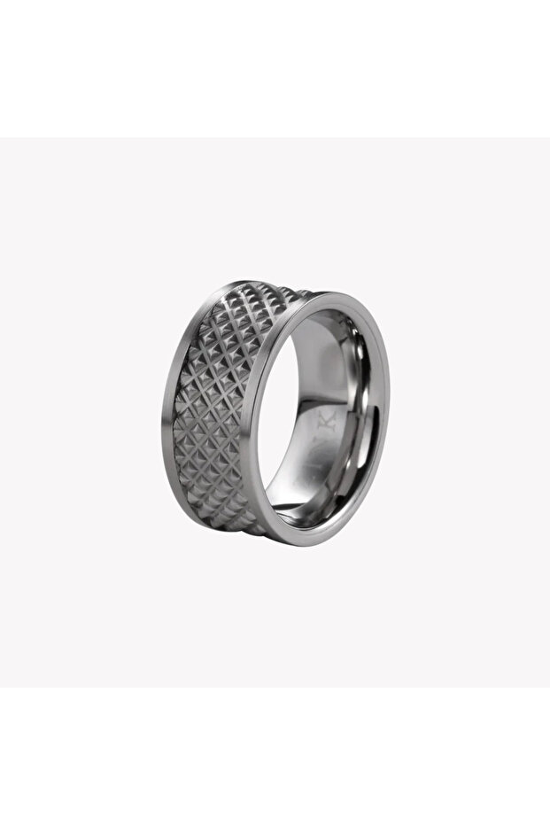 Men's Silver Stainless Steel Ring | Zjrg021sms