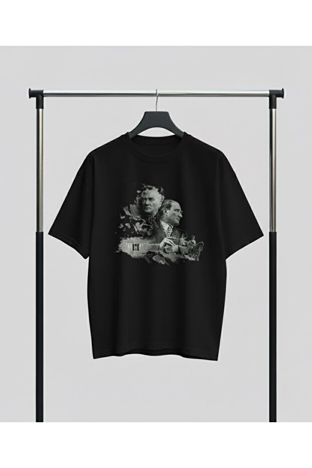 Unisex Oversized Atatürk Printed T-Shirt