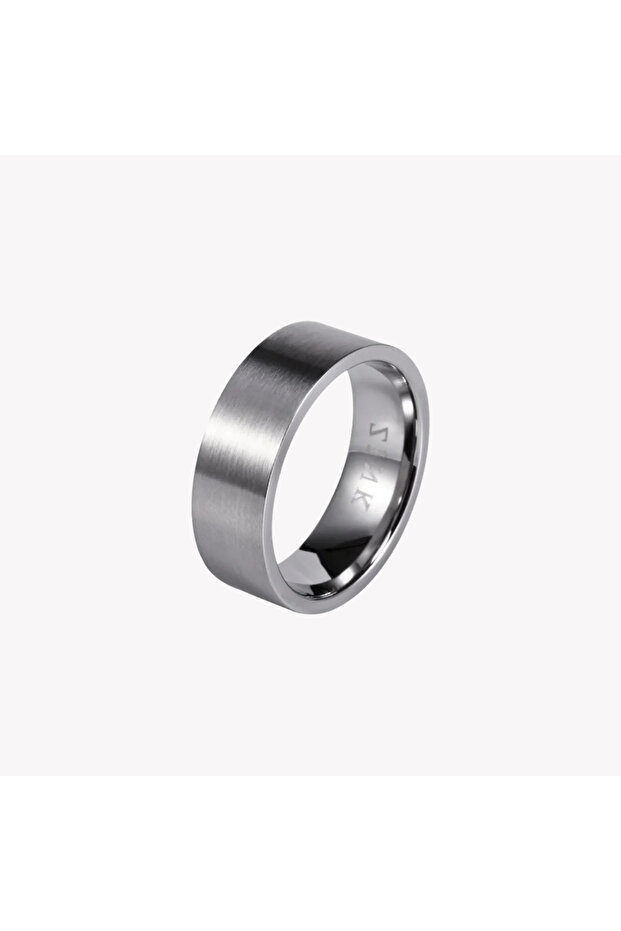 Men's Silver Stainless Steel Ring | Zjrg007sp