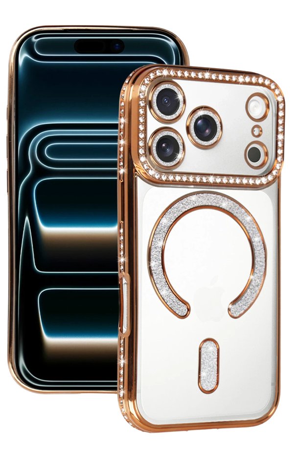 Mtxdpn Apple iPhone 17 Pro Joke Simli Magneticsafe Case (191533) - Orange