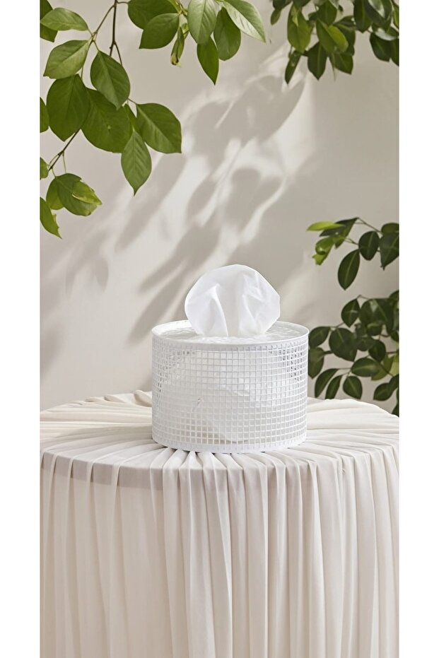 حامل علبة مناديل بتصميم أنيق - 4