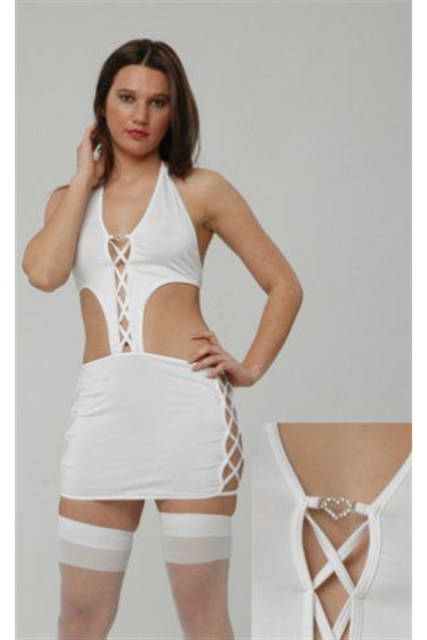 B091268 Mini Elbise - 1