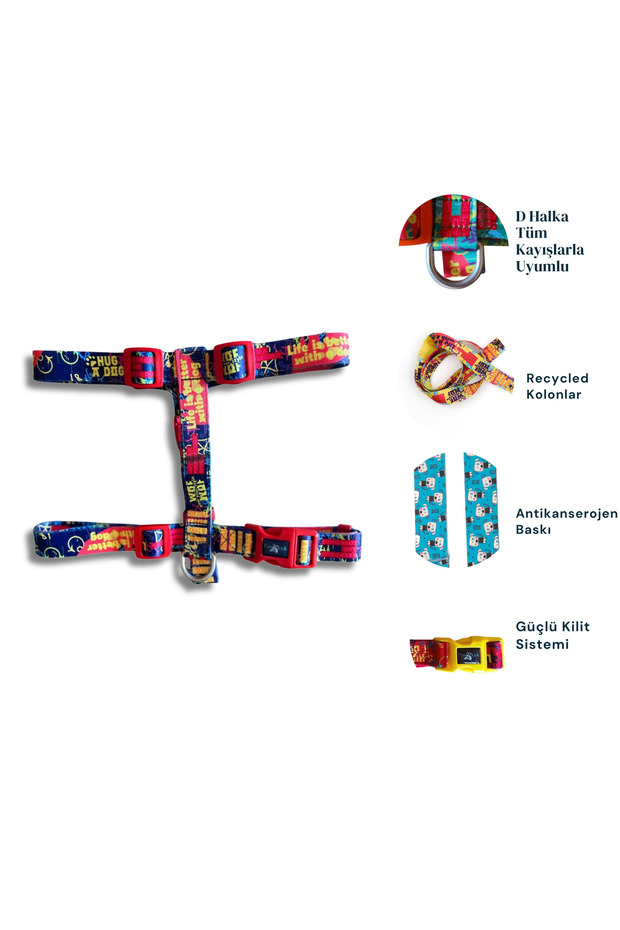 Design, H Tipi, Köpek Göğüs Tasması, Köpek Tasması, Göğüs Tasması - 3