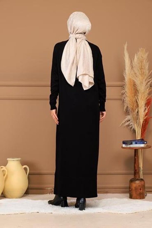 TRİKO ELBİSE MB30.45 Siyah - 4