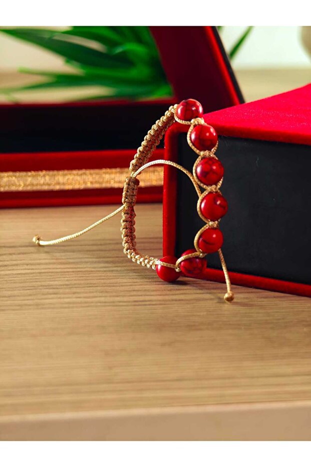 Macrame Natural Stone Bracelet Handmade Bracelet Natural Stone Macrame Bracelet
