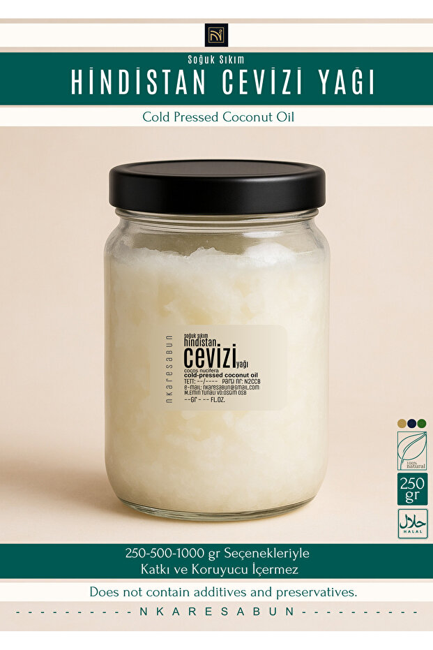 Coconut Oil Cold Pressed 250 Gr - Coconut Oil Cold Pressed 250 Gr