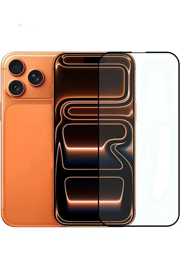 واقي شاشة متوافق مع iPhone 17 Pro، زجاج مقسى كامل التغطية، ممتص للصدمات، مضاد للكهرباء الساكنة، زجاج مقاوم للكسر ESD