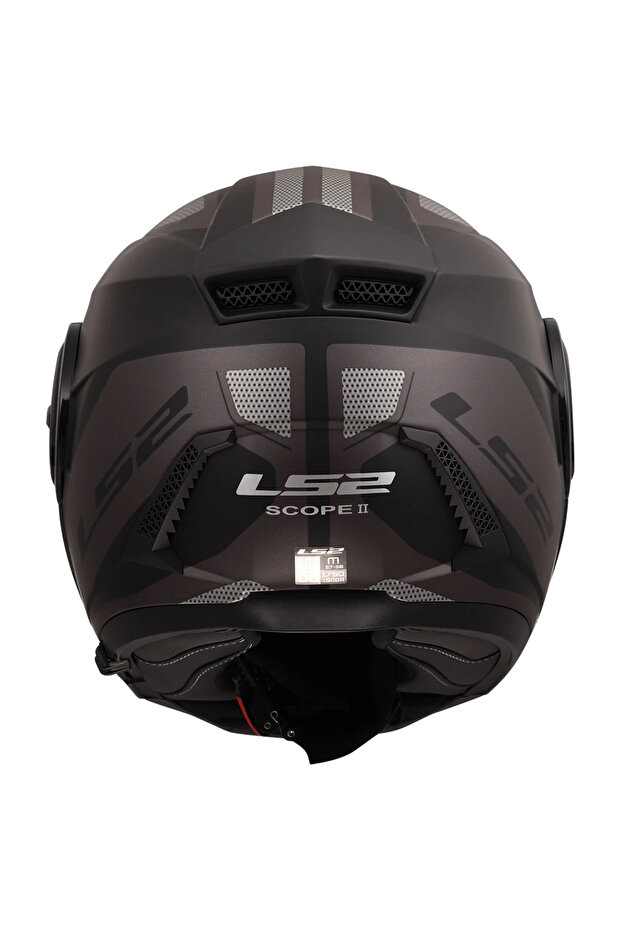 SCOPE 2 AXIS MAT SİYAH-TITANIUM KASK - 8