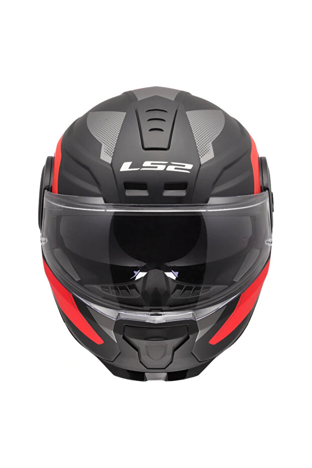 SCOPE 2 DURIA MAT SİYAH-KIRMIZI KASK - 8