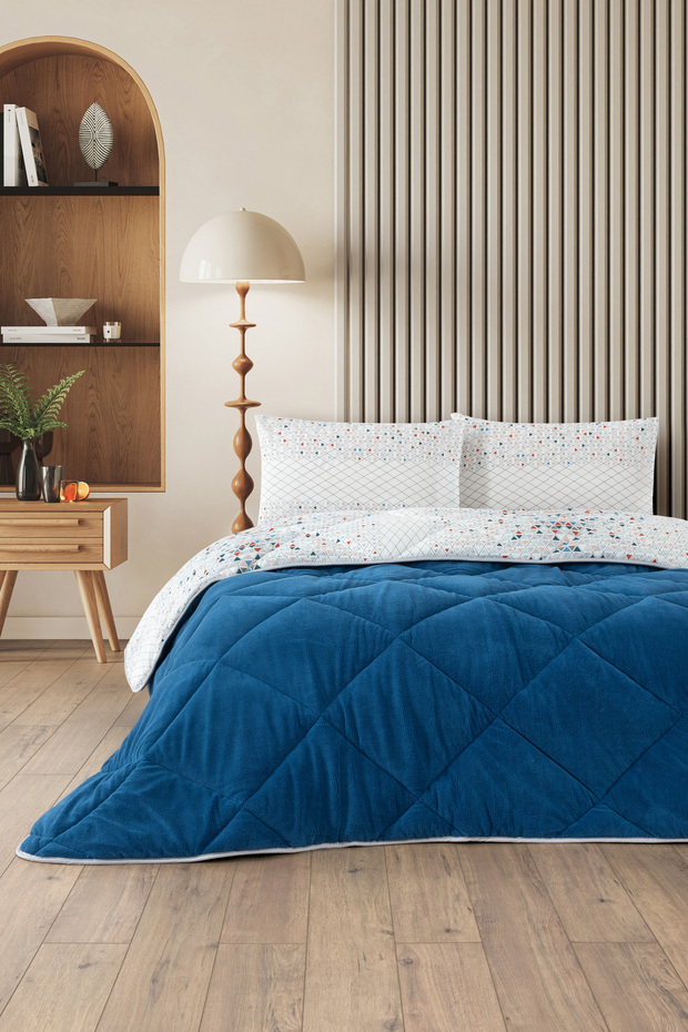 Evoria Single Wellsoft Comforter Sleeping Set Single Sleeping Set with Elastic Sheets and Pillowcases - 2