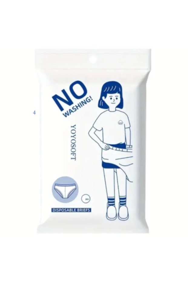 Soft Disposable Briefs XXL 4 pcs