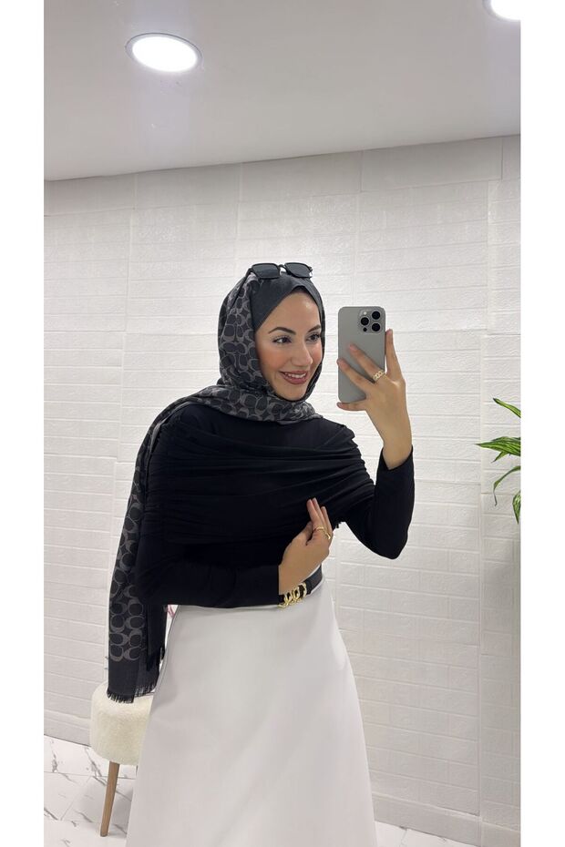 SANDY KUMAŞ OMUZDAN DRAPELİ BLUZ - 5